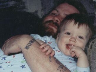 Connor with dad