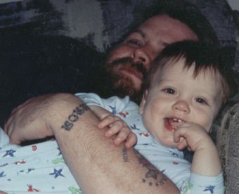 Connor with dad