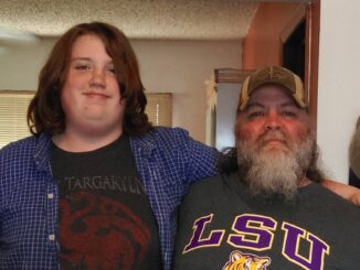 Connor at 15 with dad