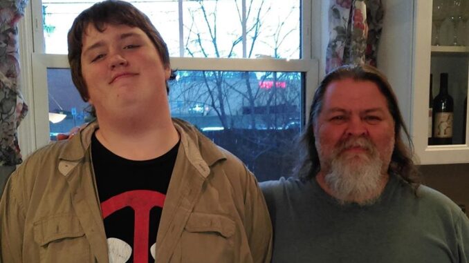 Connor at 17 and Dad